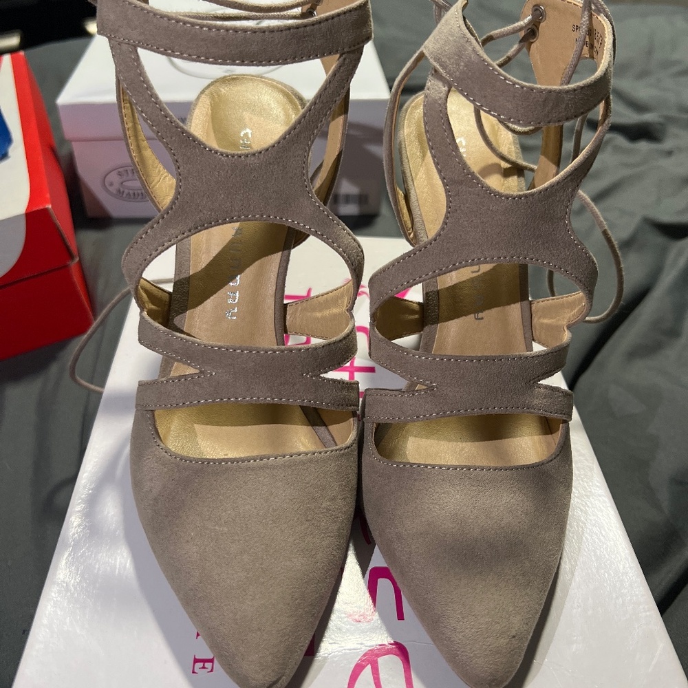 Taupe colored  heels